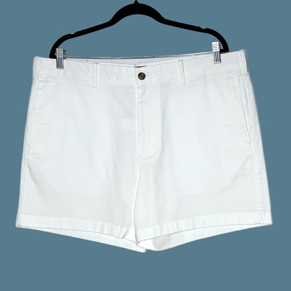 NWT J. Crew Factory White 5" Flex Chino Short, Size 38 - Picture 4 of 9